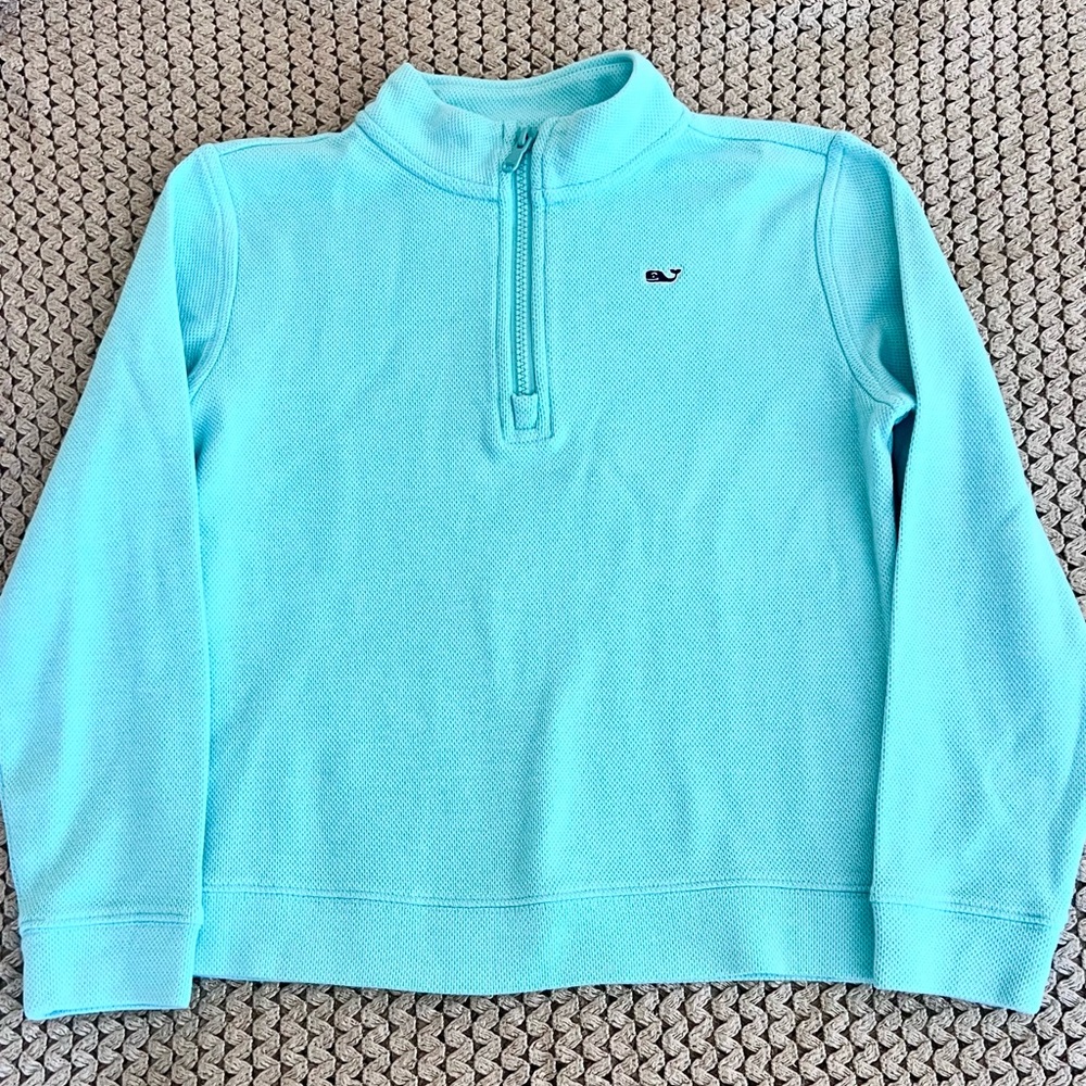 Vineyard Vines Light Blue Quarter-Zip Pullover